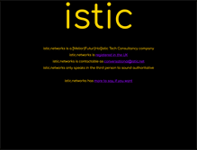 Tablet Screenshot of istic.net